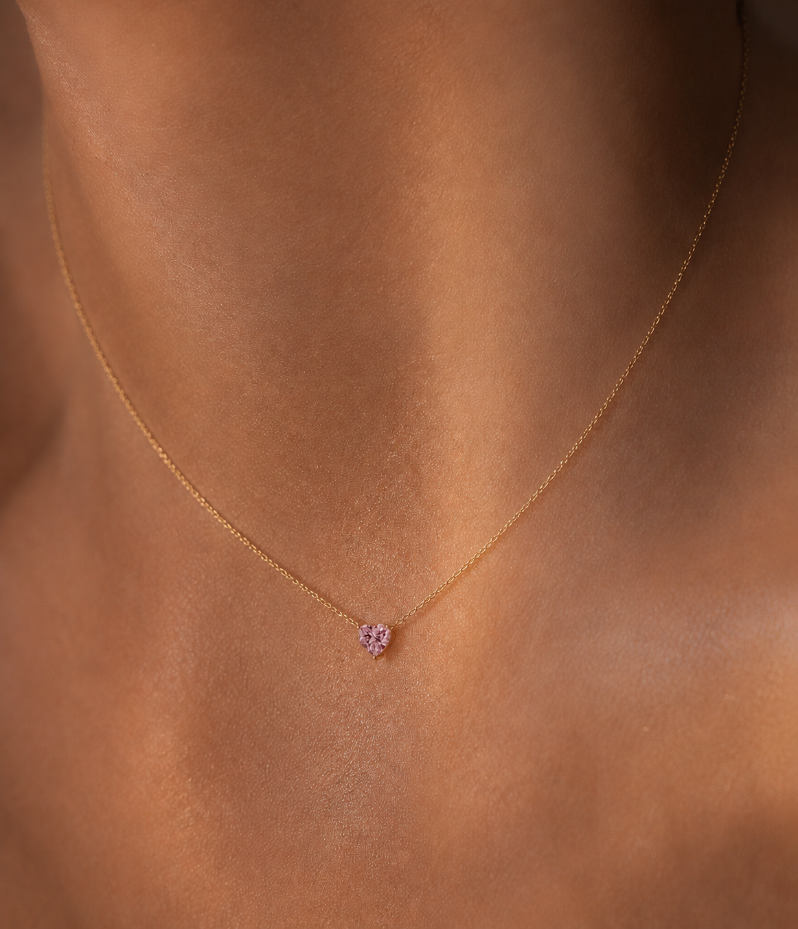 Pink Heart Necklace