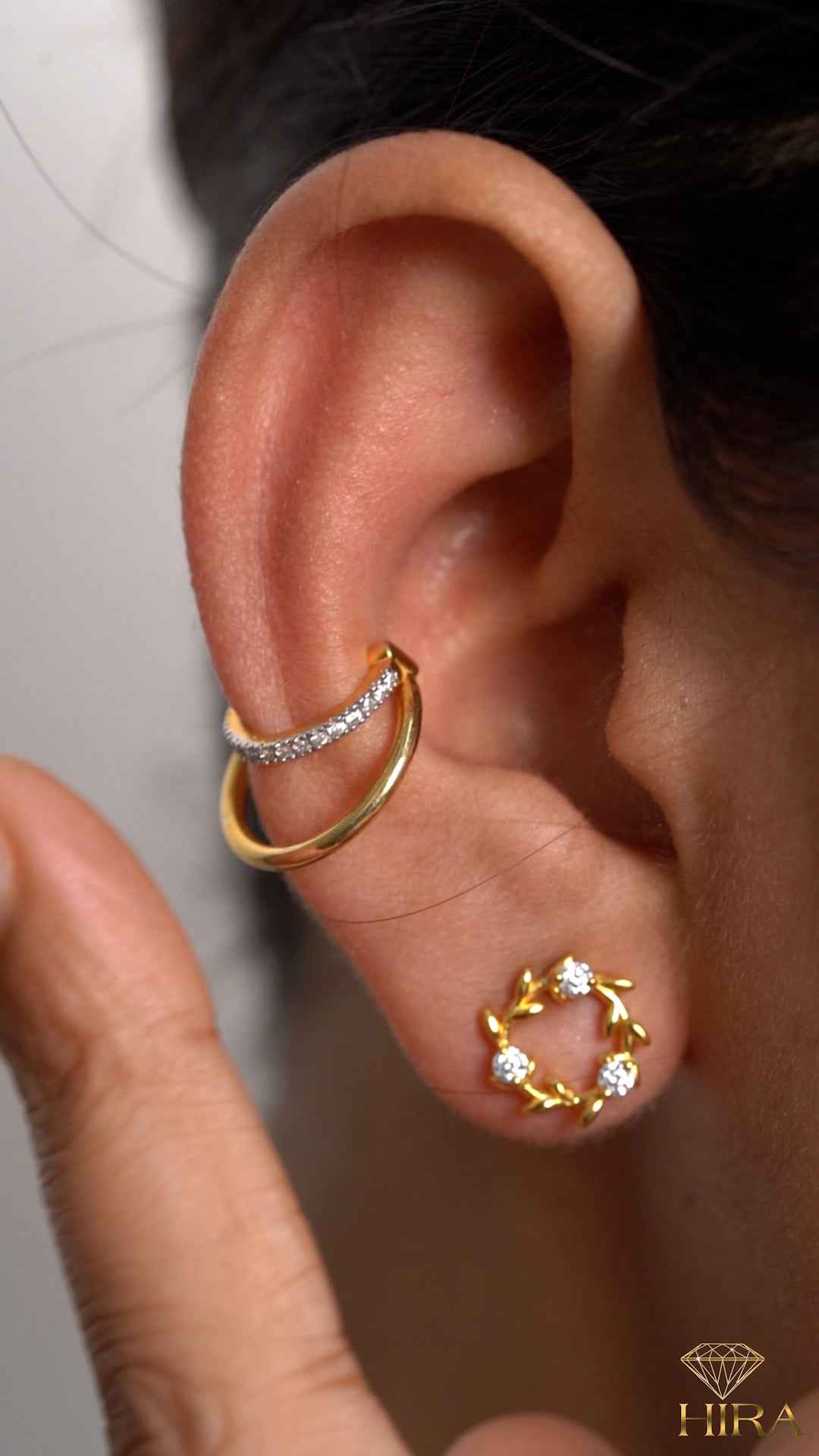 Conch Dual Earcuffs