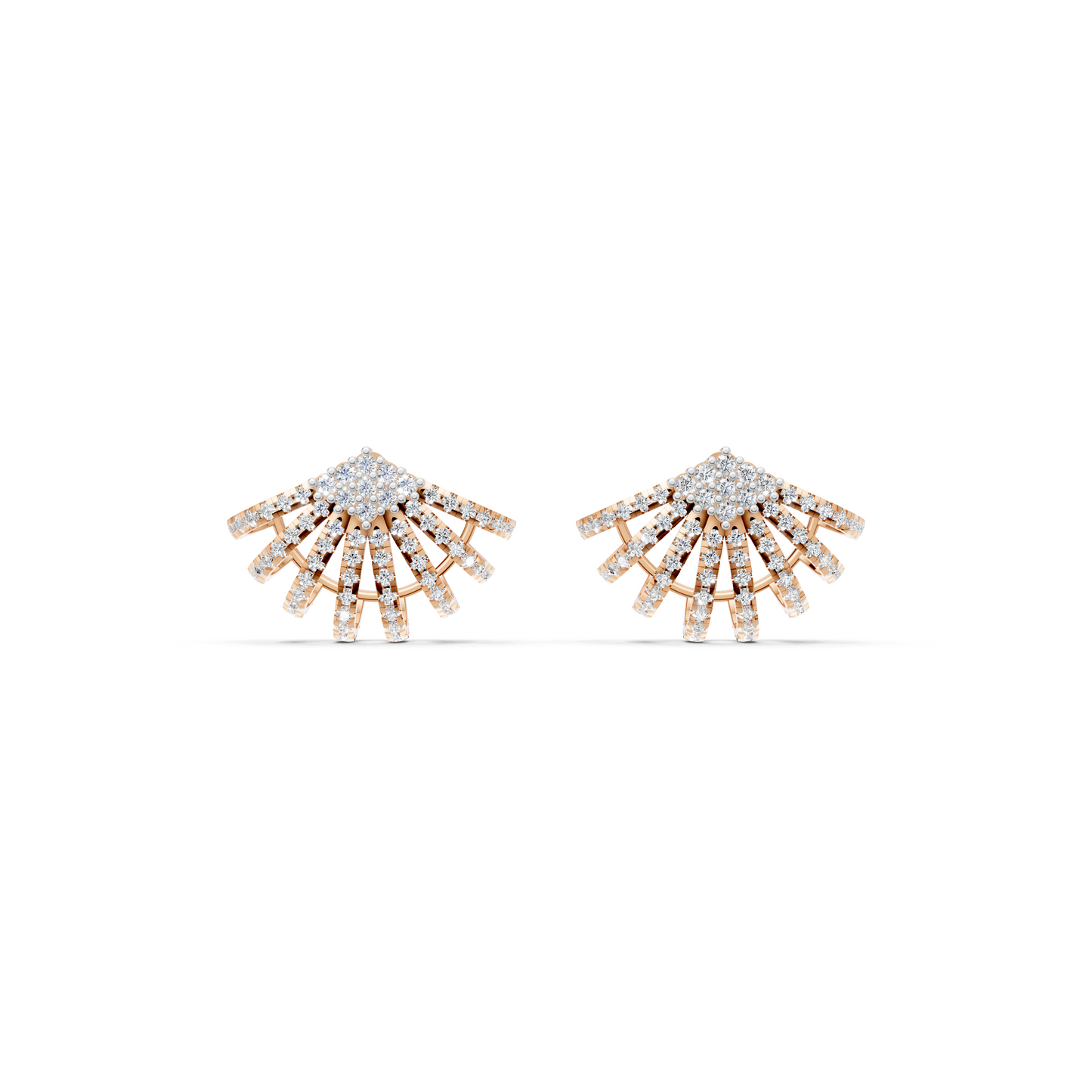 Sunray Diamond Earcuff