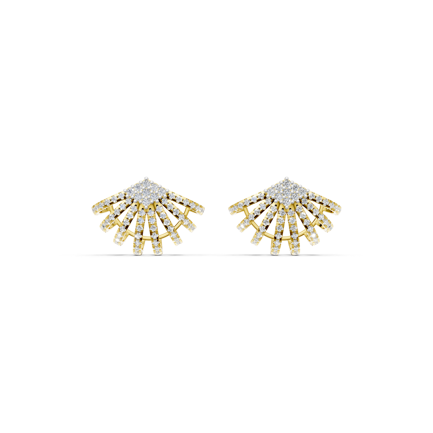 Sunray Diamond Earcuff