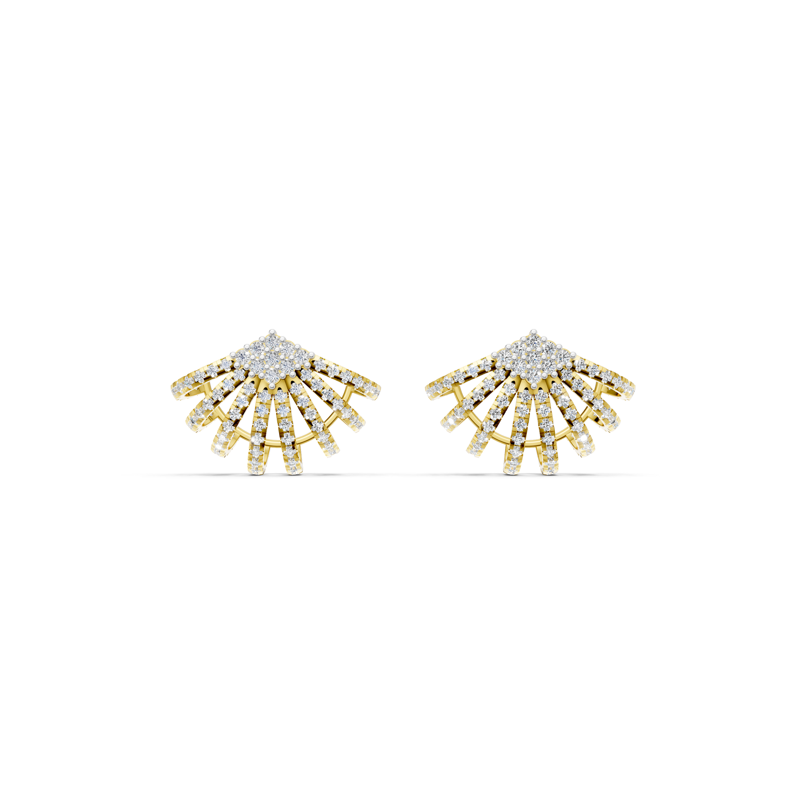 Sunray Diamond Earcuff