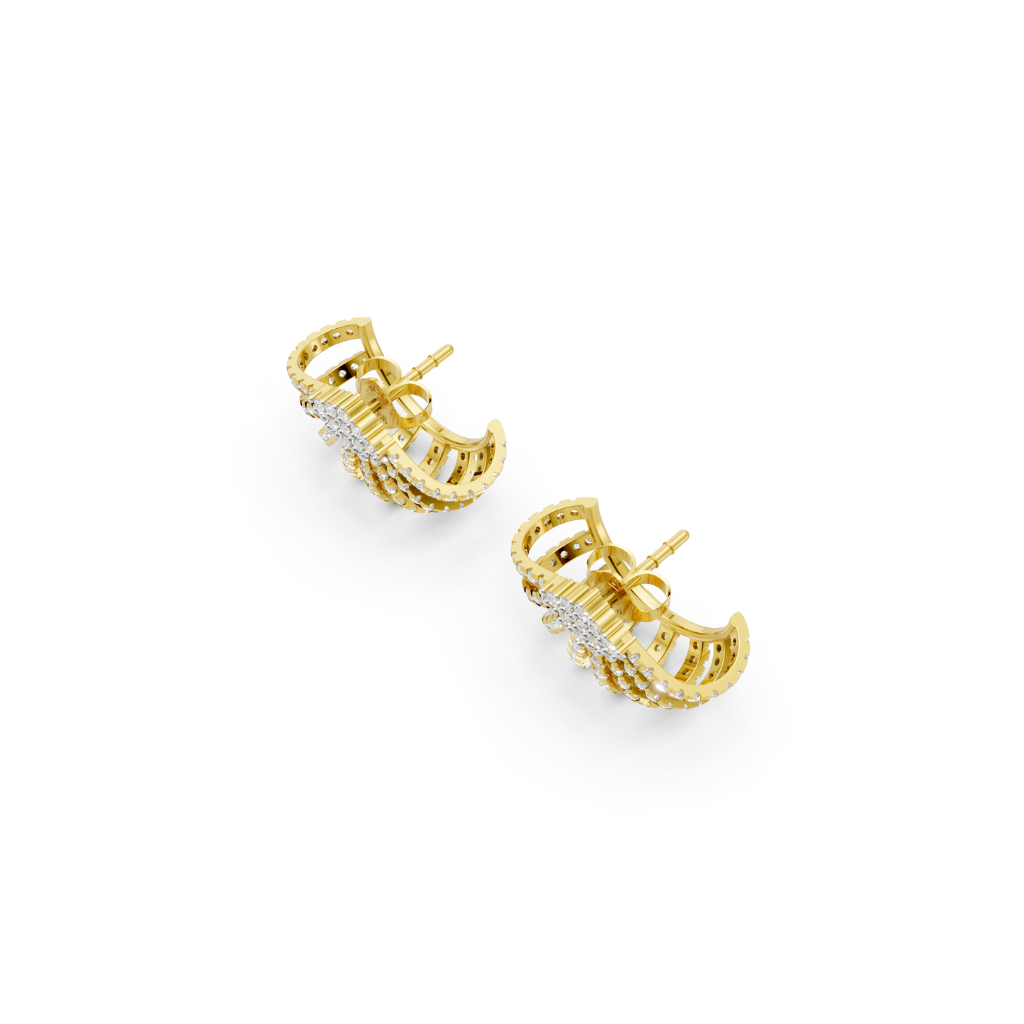 Sunray Diamond Earcuff