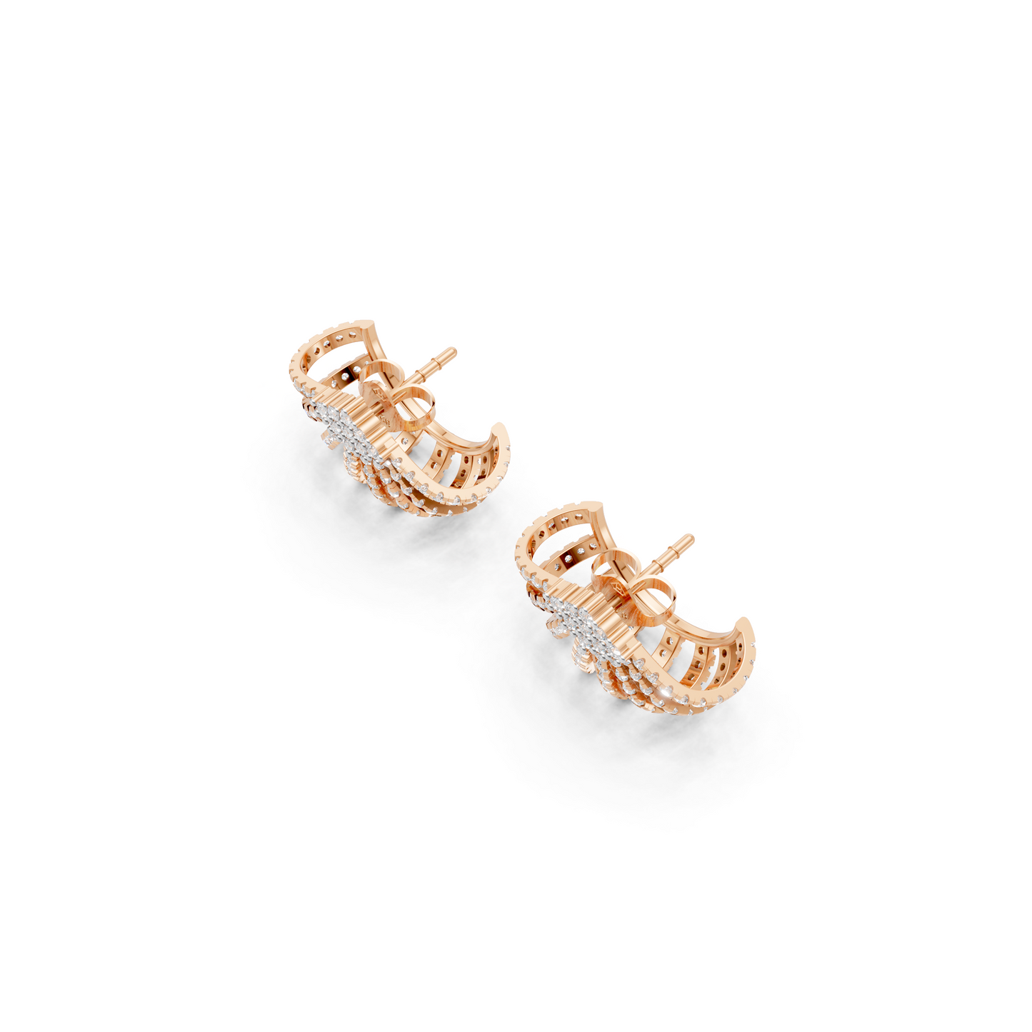 Sunray Diamond Earcuff