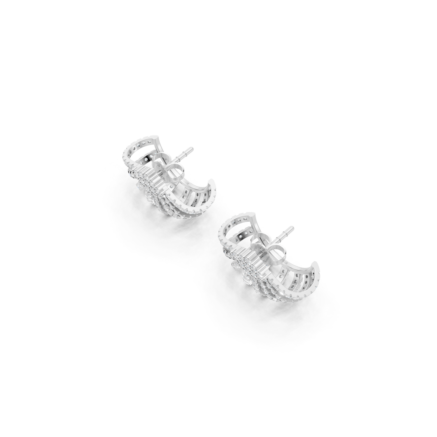 Sunray Diamond Earcuff