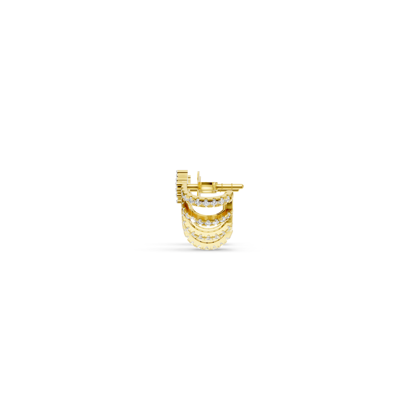 Sunray Diamond Earcuff