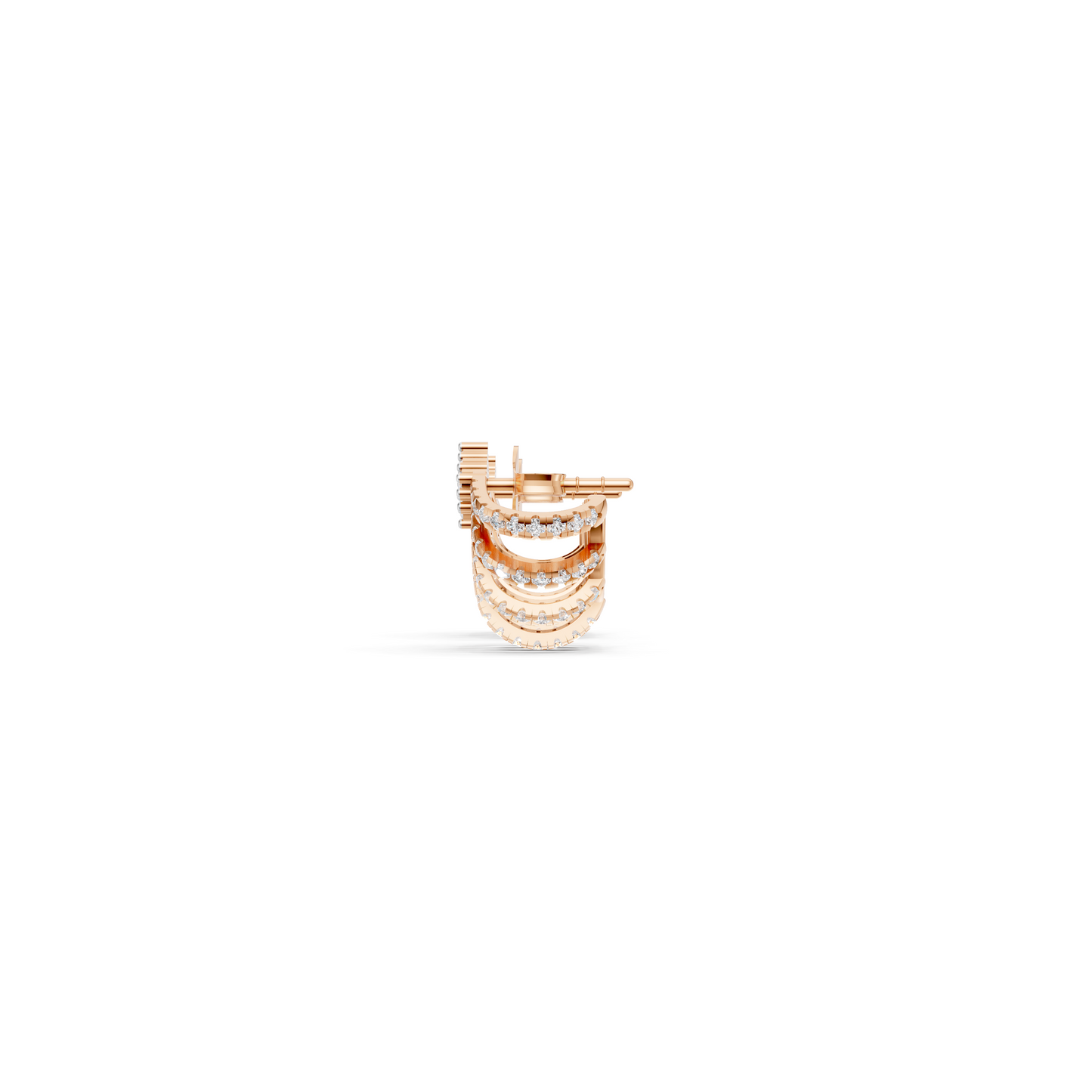 Sunray Diamond Earcuff