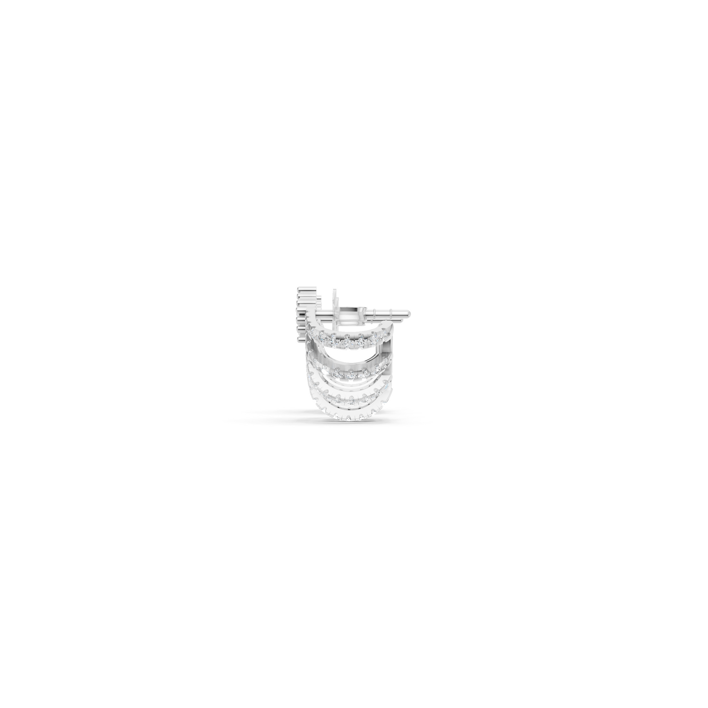 Sunray Diamond Earcuff