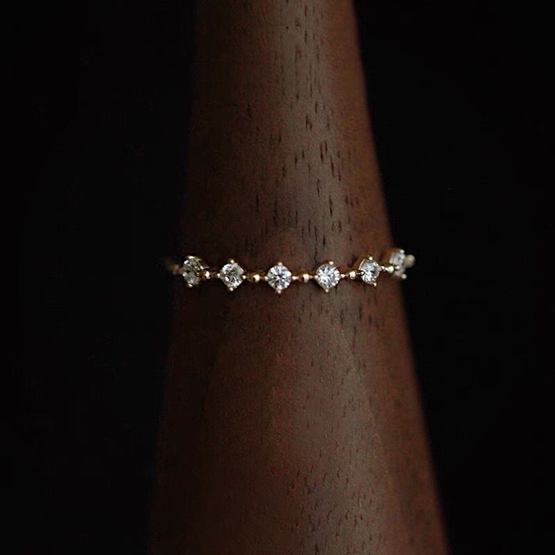 Diamond Station Ring