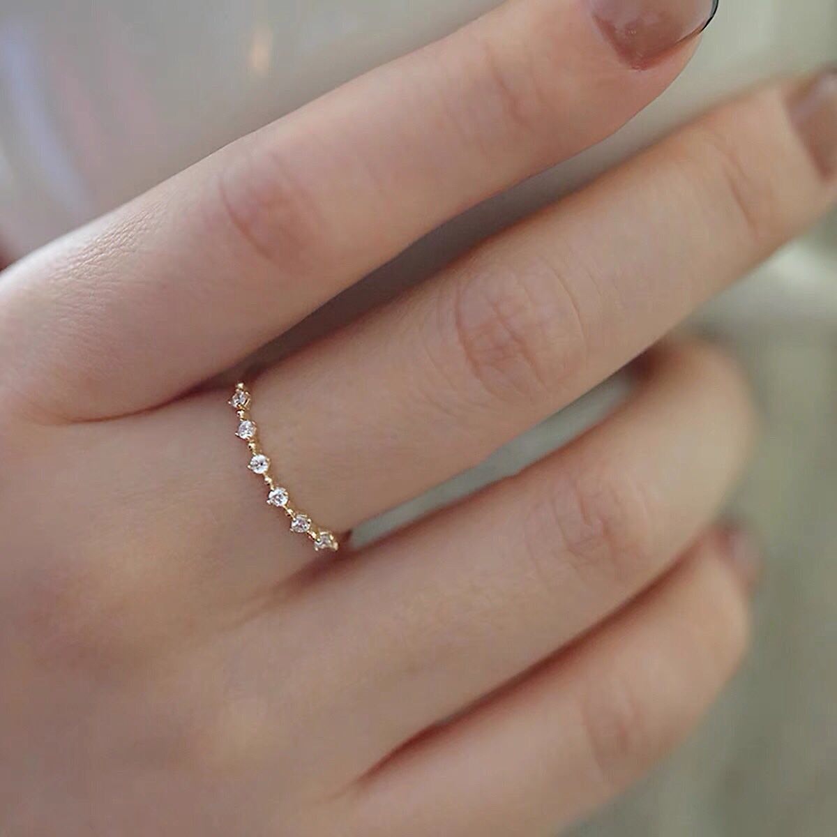 Diamond Station Ring