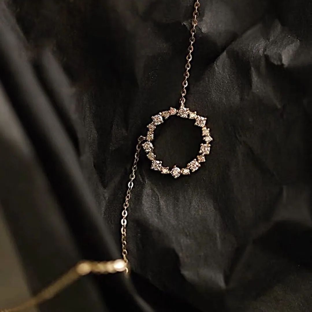 Collier en diamant rond