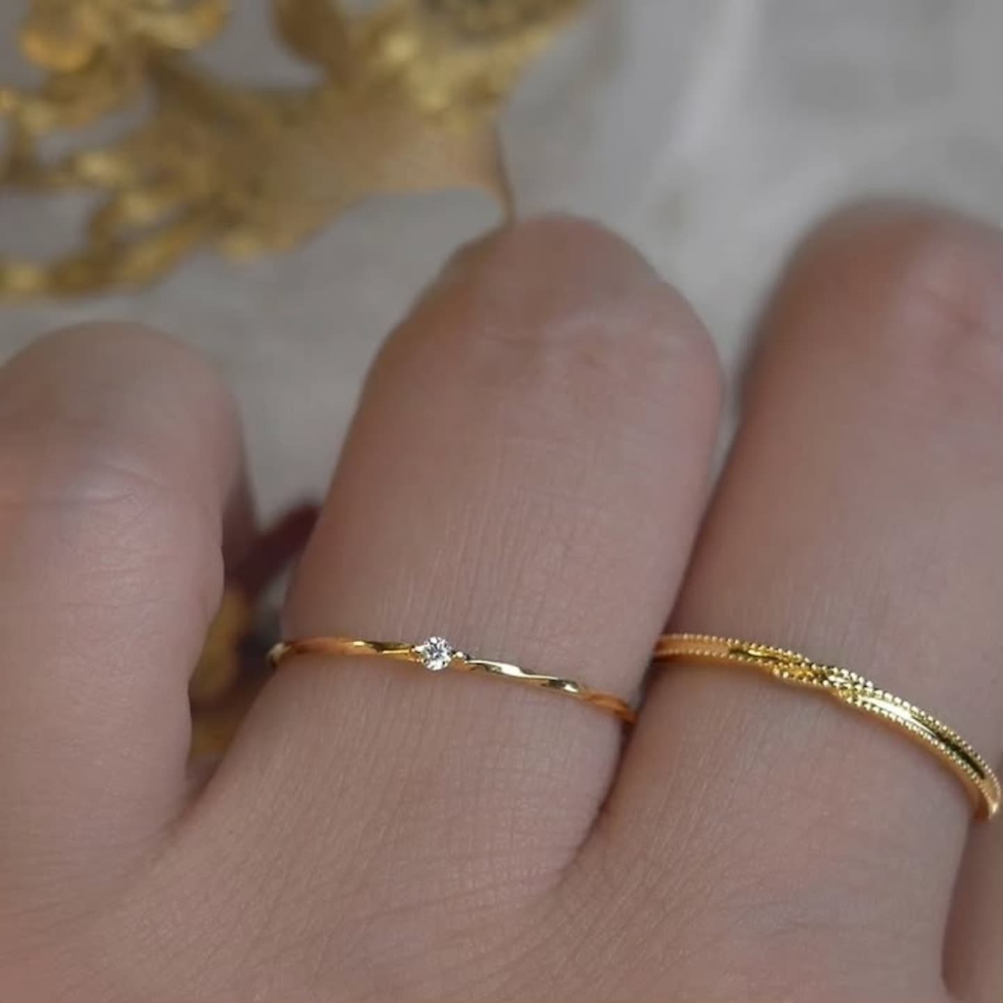 Twisted Solitaire Ring