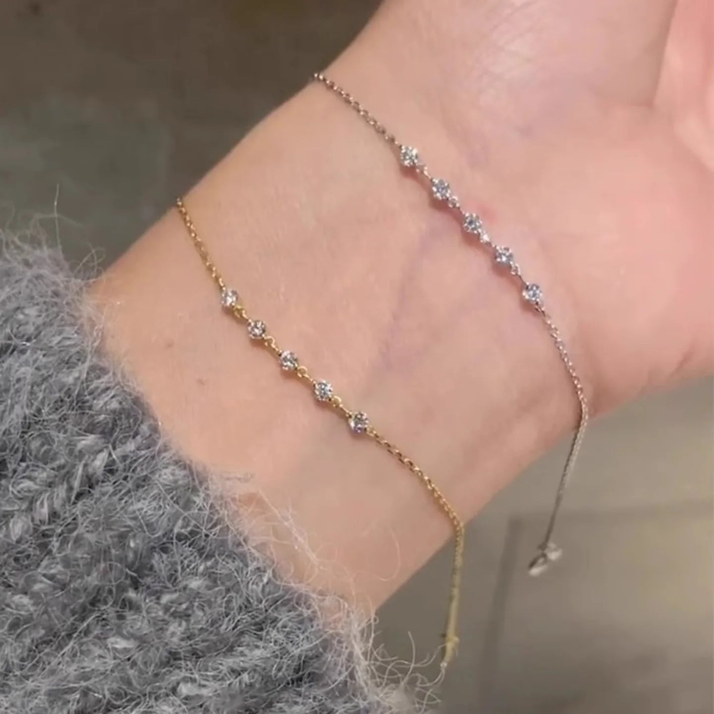 5 diamond Bracelet
