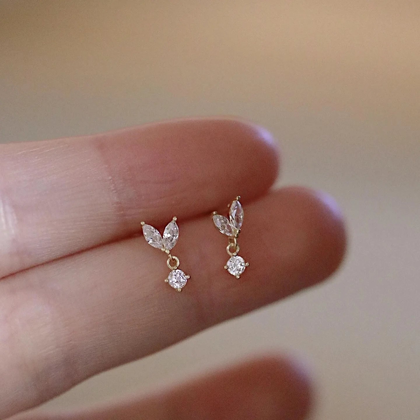 Dainty Marquise Earrings