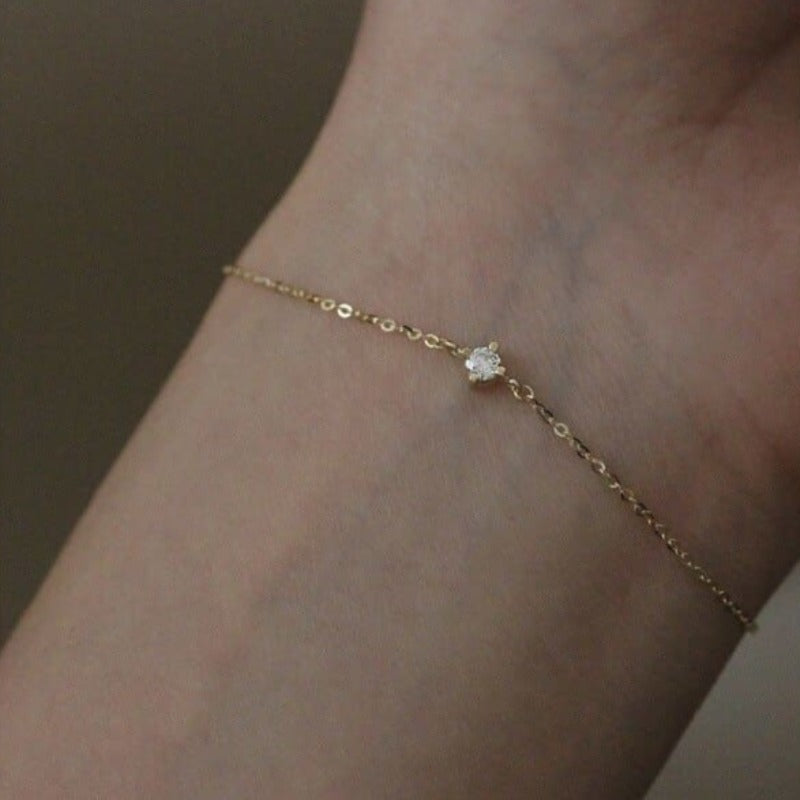Solitaire armbånd