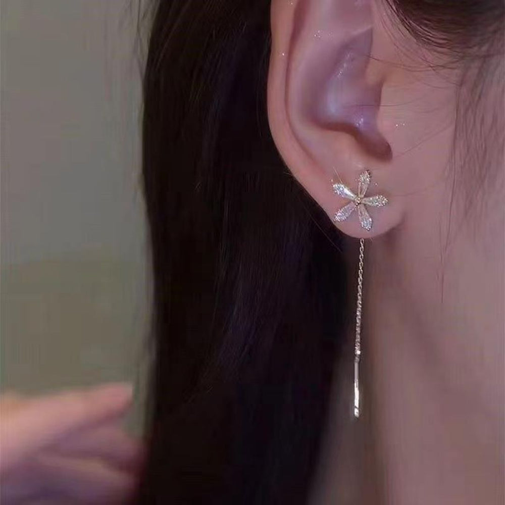 Flower Chain Earring
