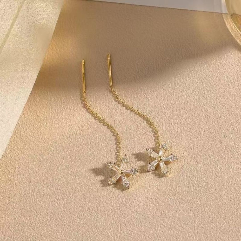 Flower Chain Earring