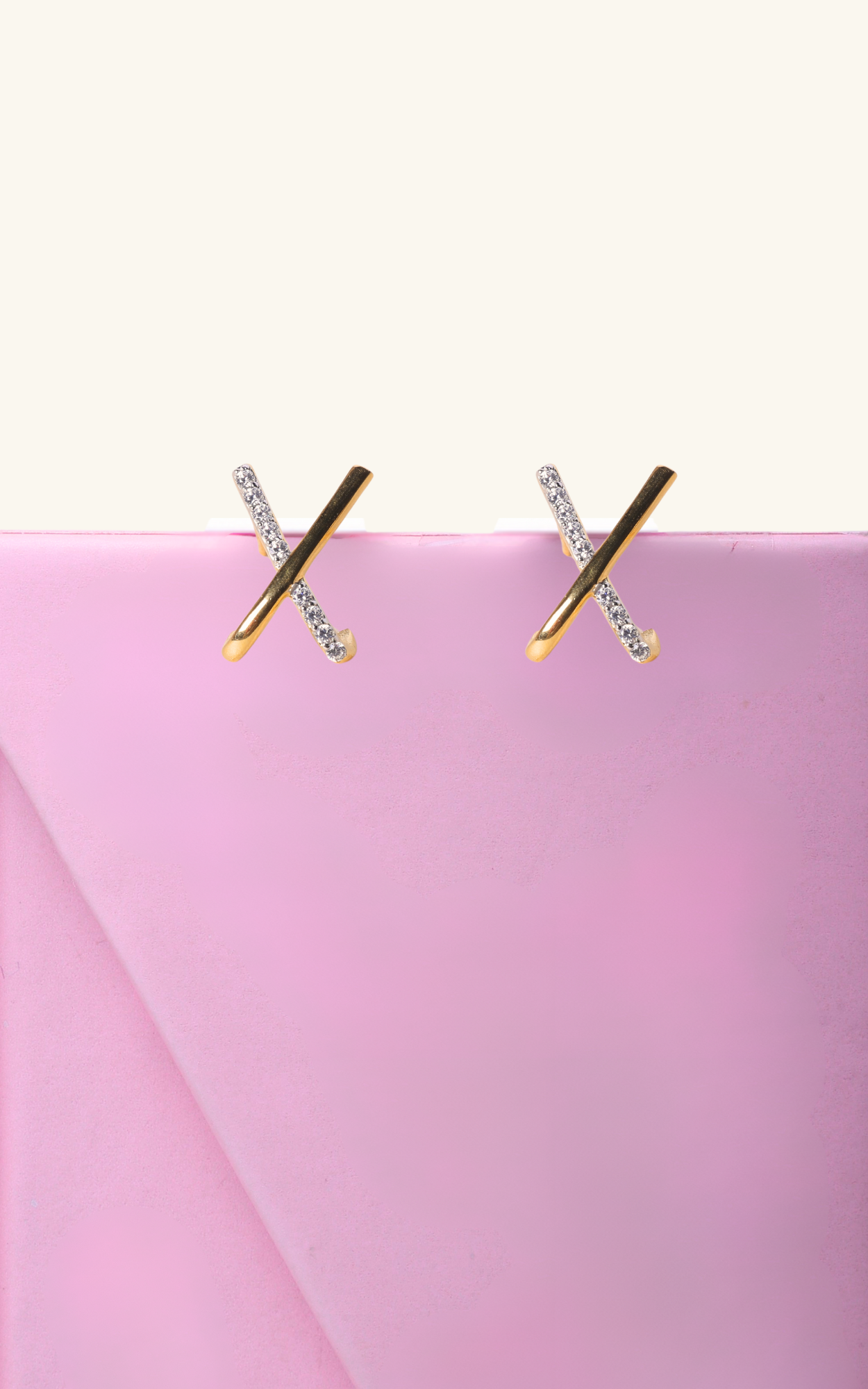 Cross earring