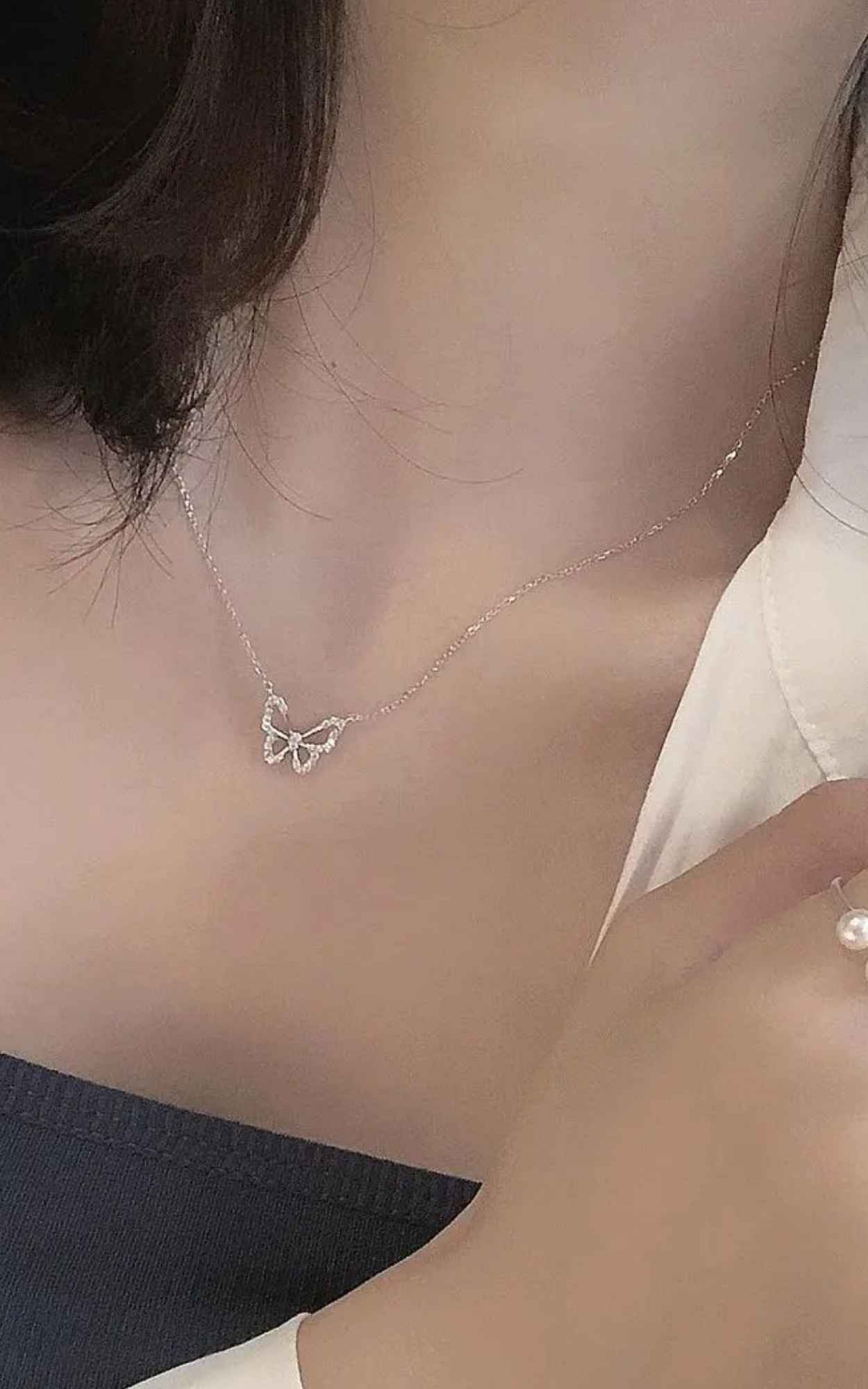 Dainty Butterfly Necklace