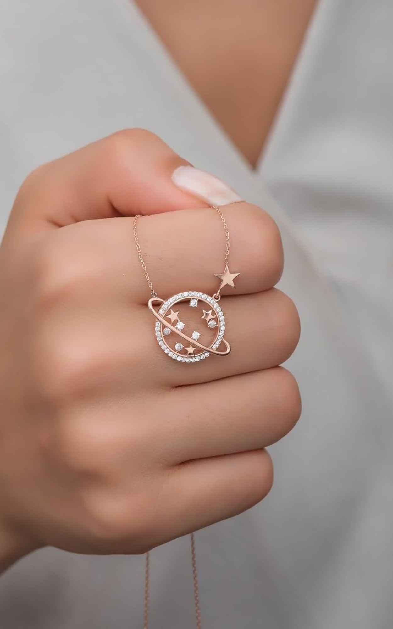 Planet Star Necklace