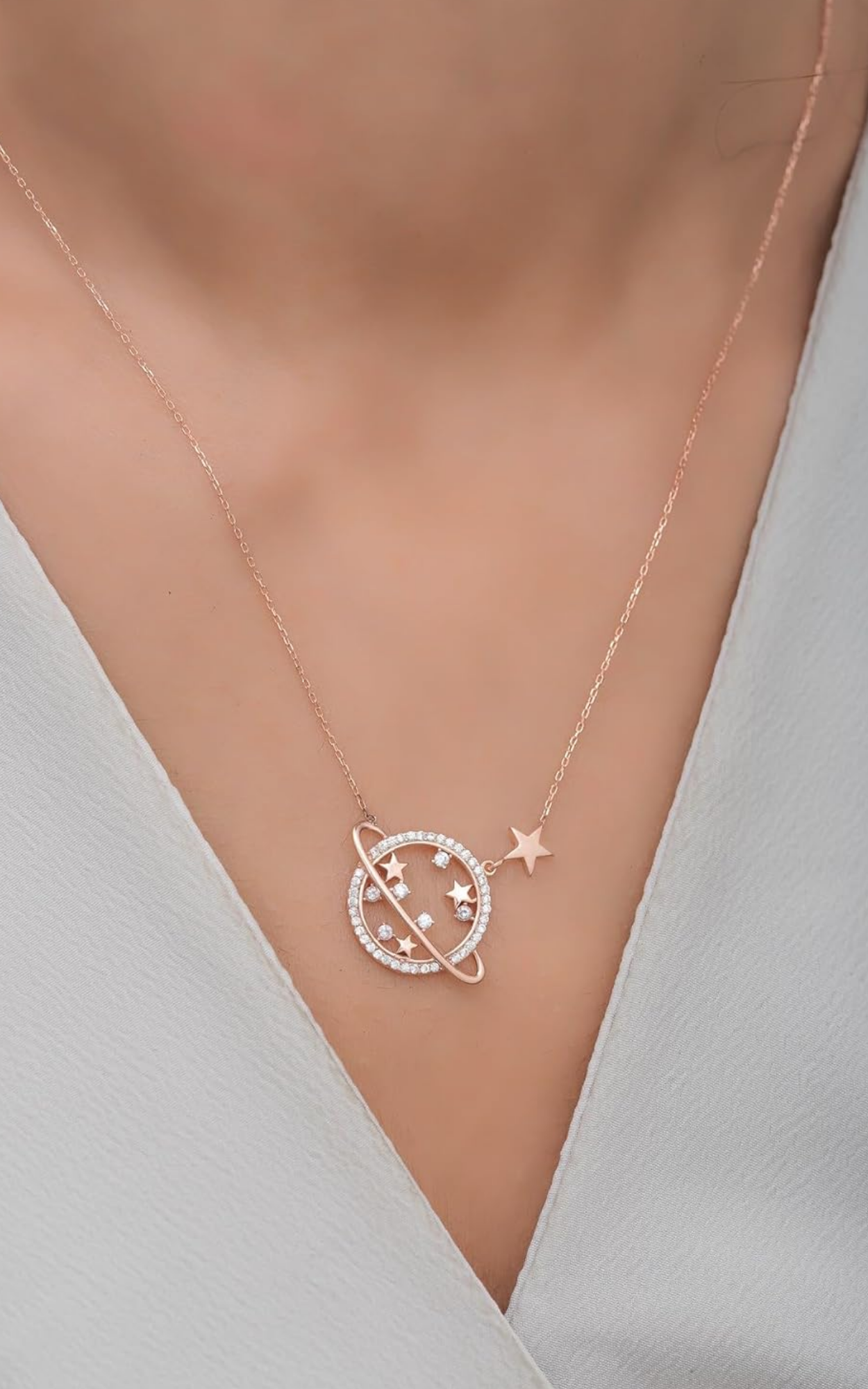 Planet Star Necklace