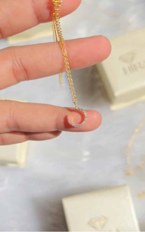 Diamond Nail Necklace