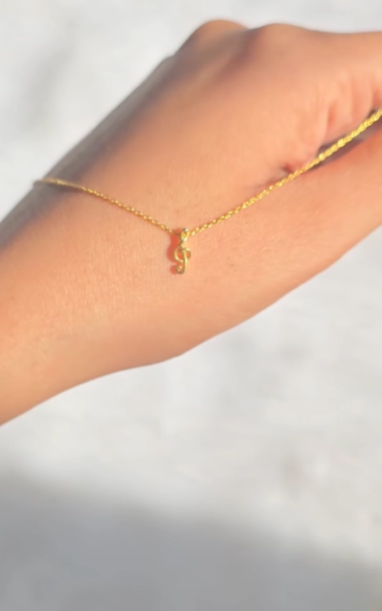 Musical note Necklace