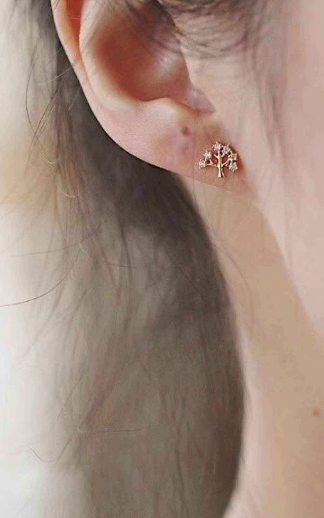 Dainty Tree Earrings