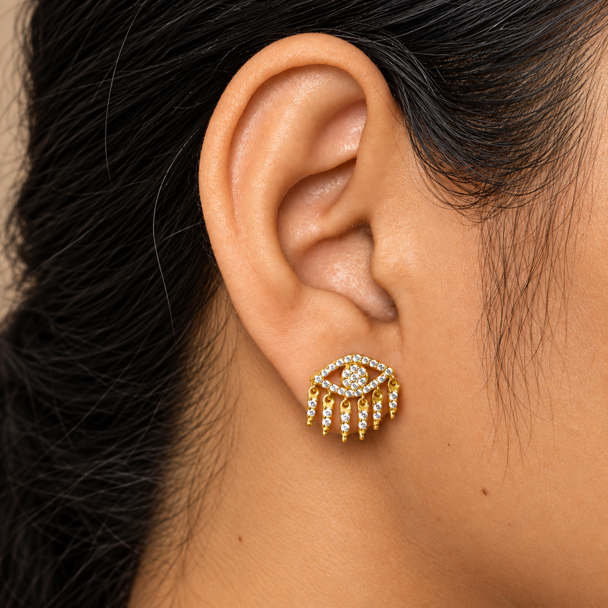Diamond Eye Earring