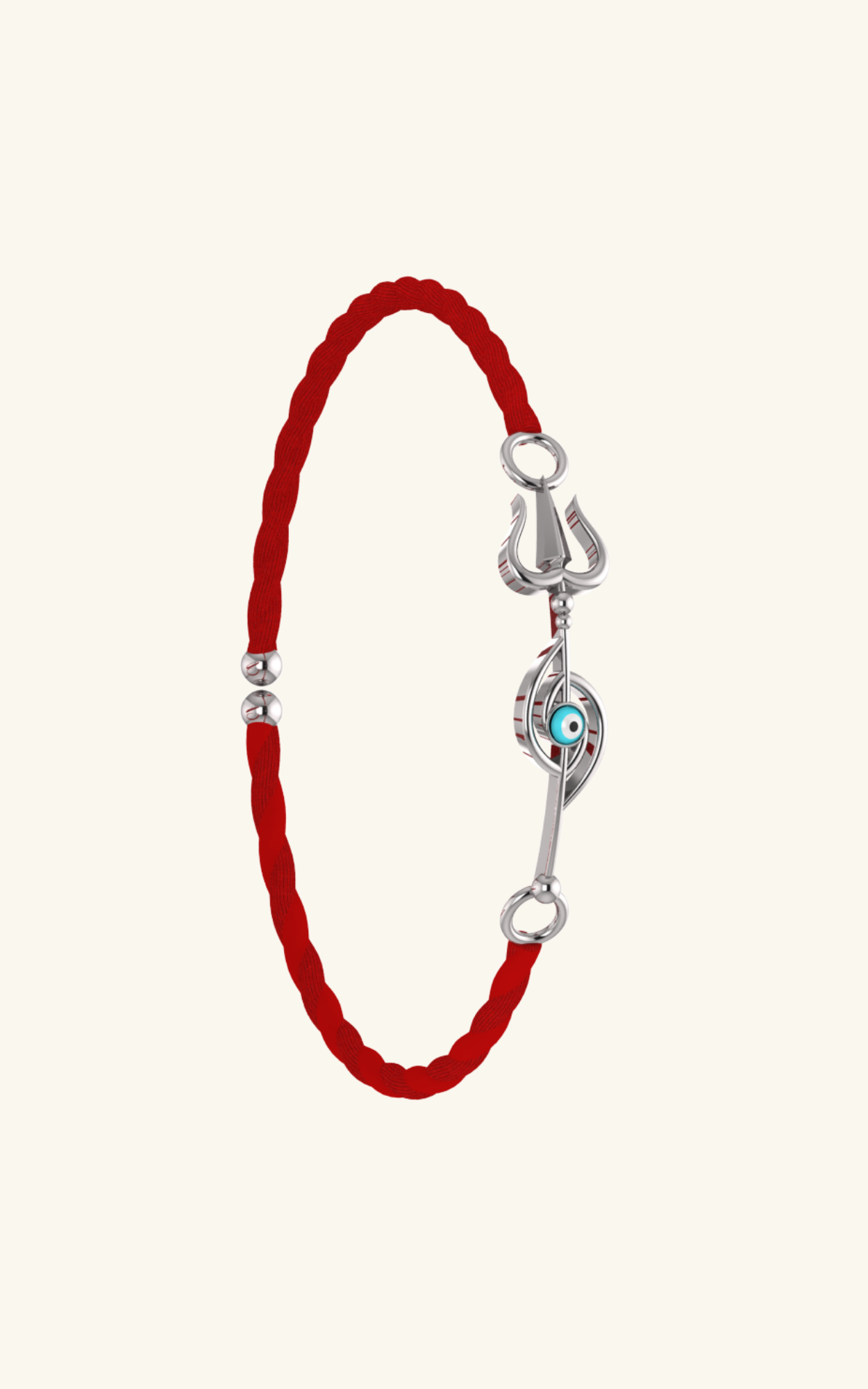 Silver Mahakaal Rakhi