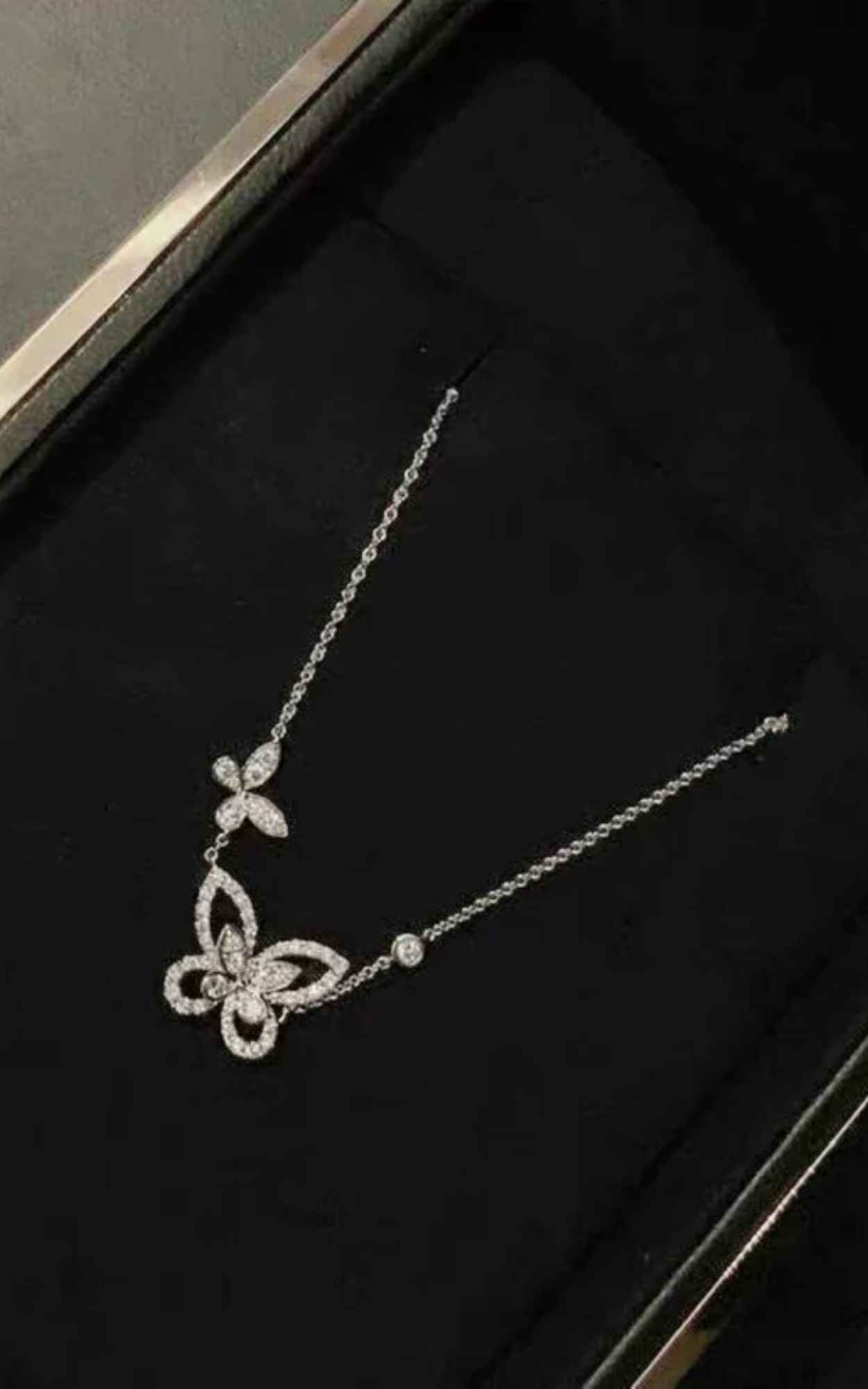 Dual Butterfly Necklace