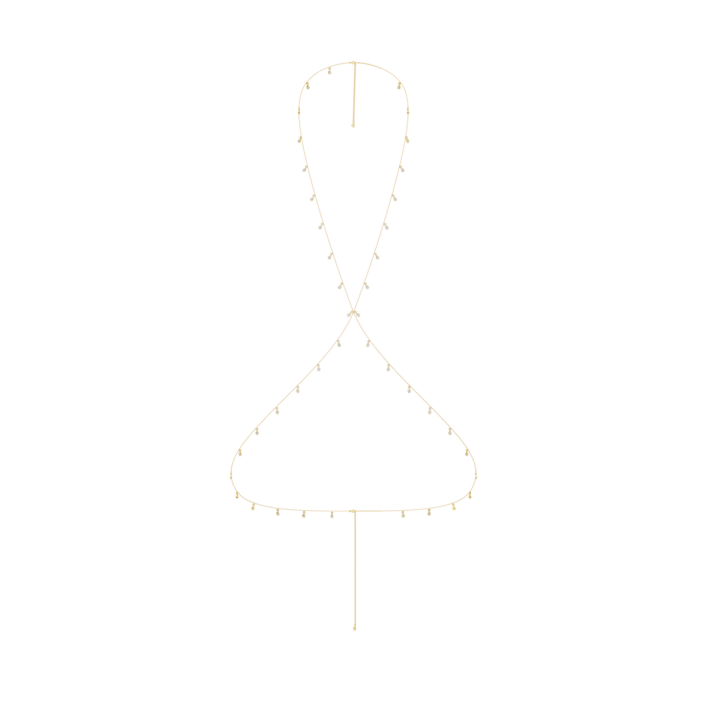 Pear Droplet Body chain