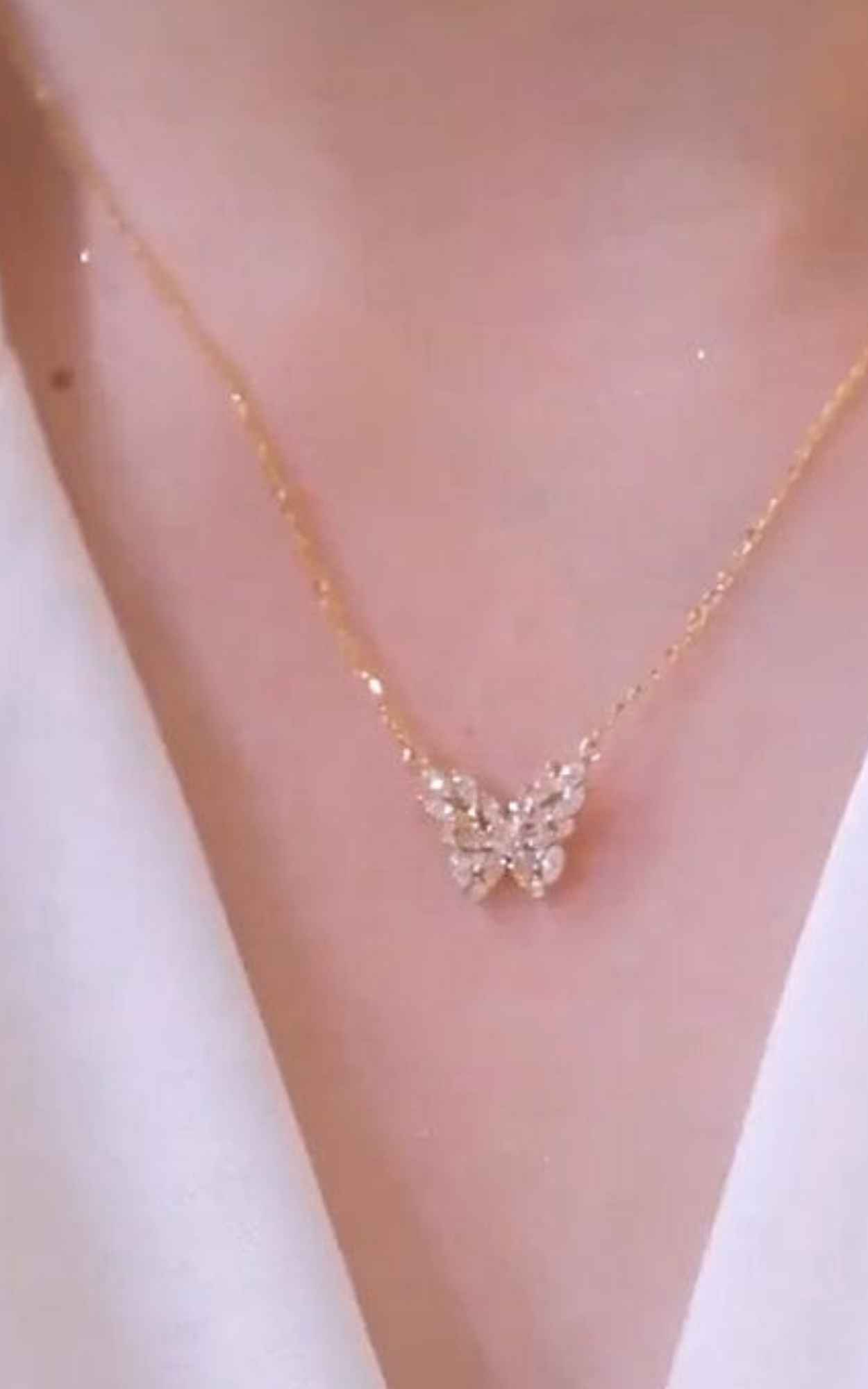 Marquise Butterfly Necklace