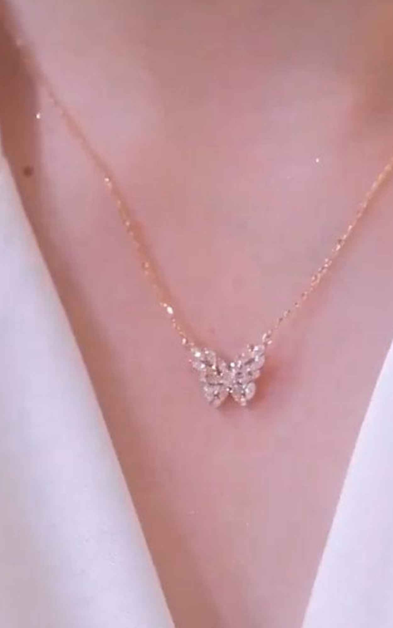 Marquise Butterfly Necklace