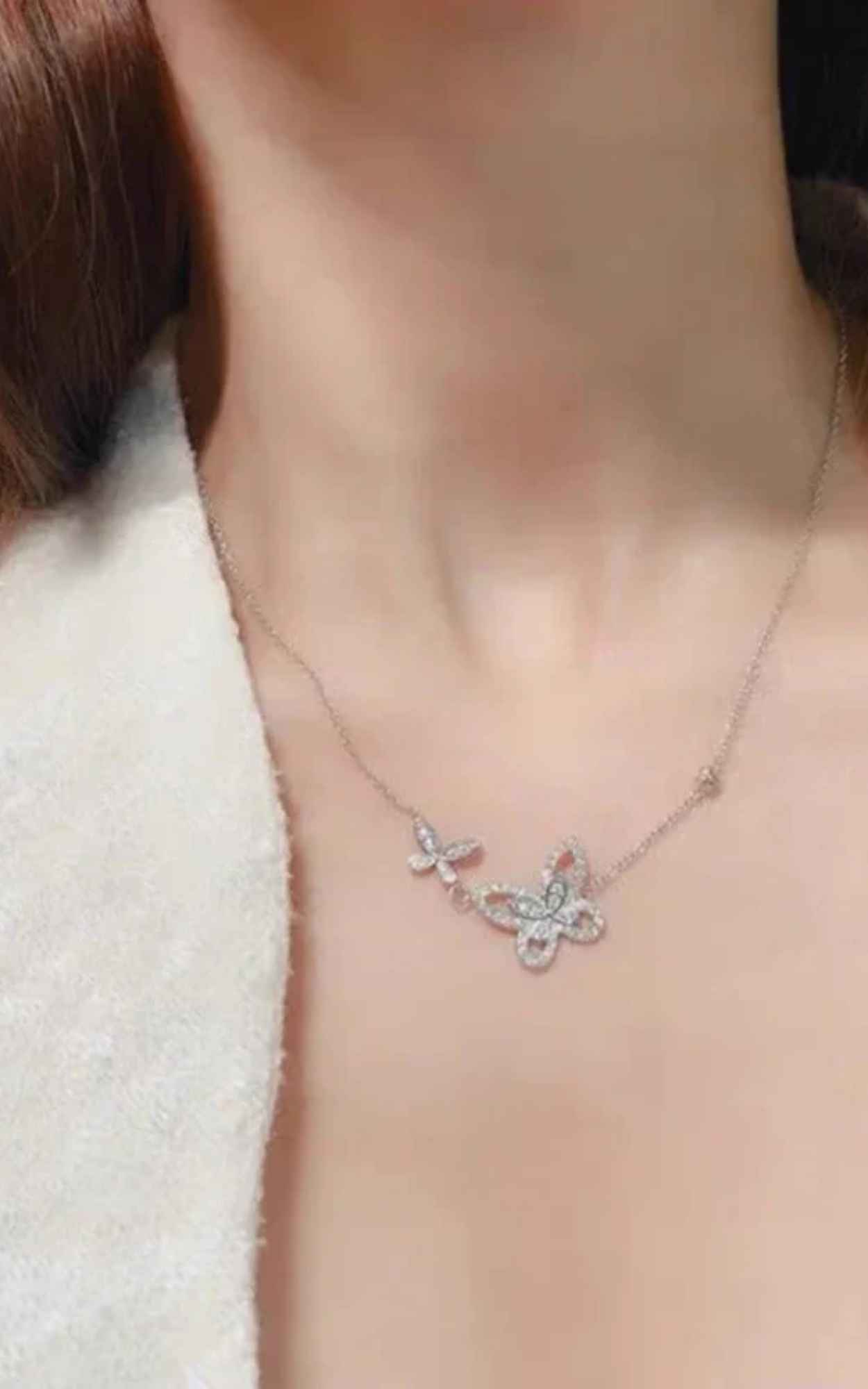Dual Butterfly Necklace