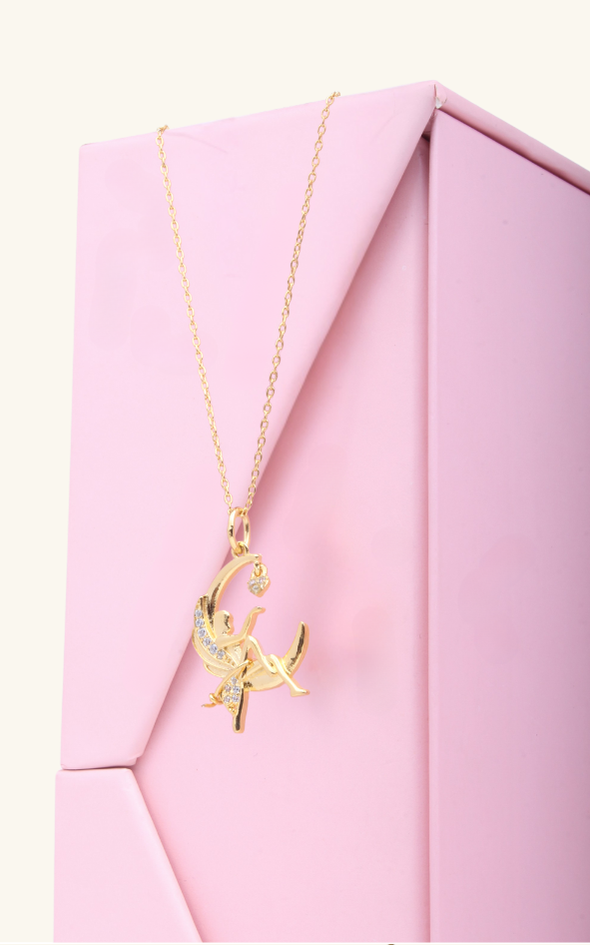Angel Moon Necklace