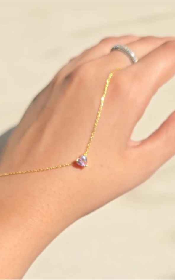 Pink Heart Necklace