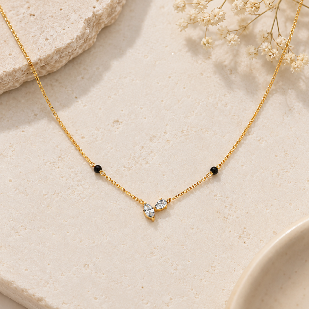 Diamond Marquise Pear Mangalsutra