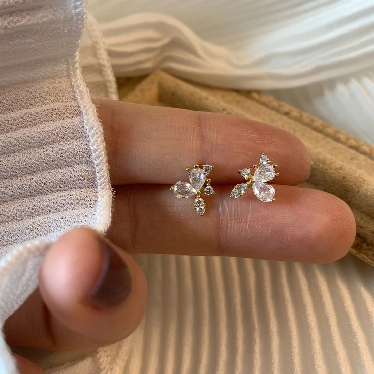 Dainty Pear Earrings