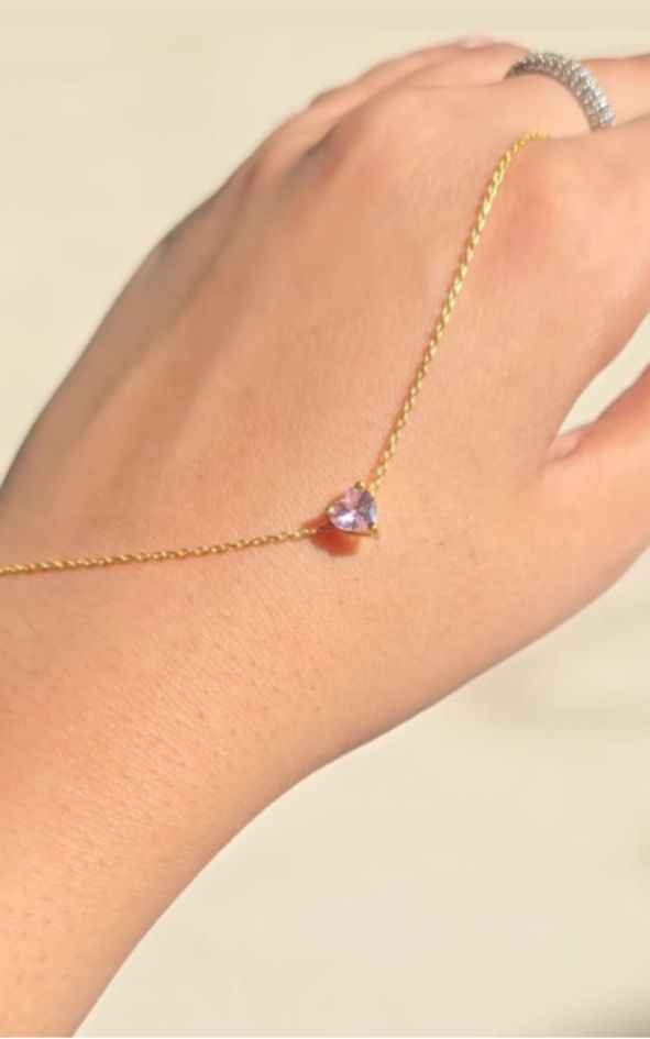 Pink Heart Necklace