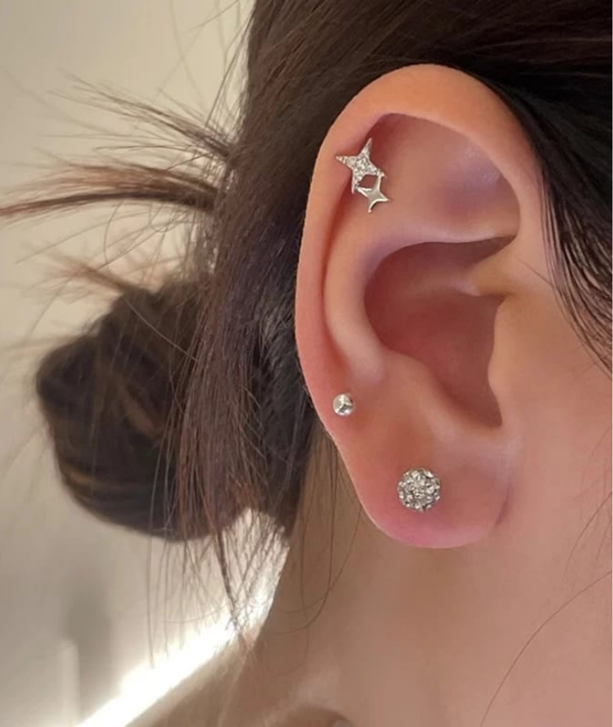 Blinking Star studs