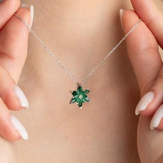 Green Emerald Necklace