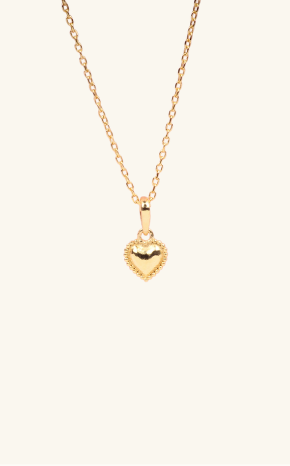 Micro Solid Heart Necklace