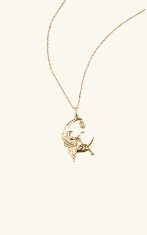 Angel Moon Necklace