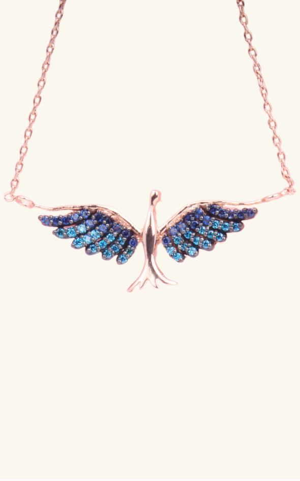 Blue Bird Necklace