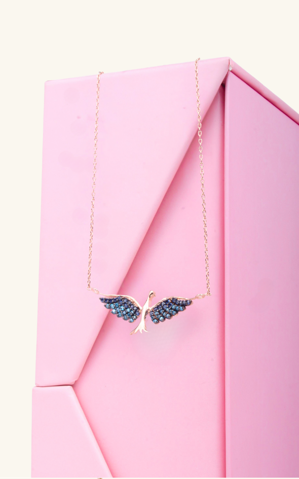 Blue Bird Necklace