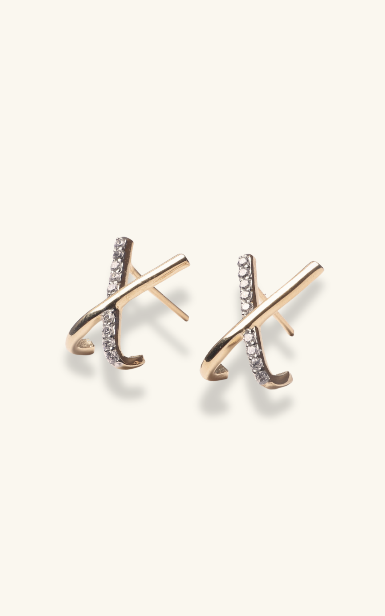 Cross earring