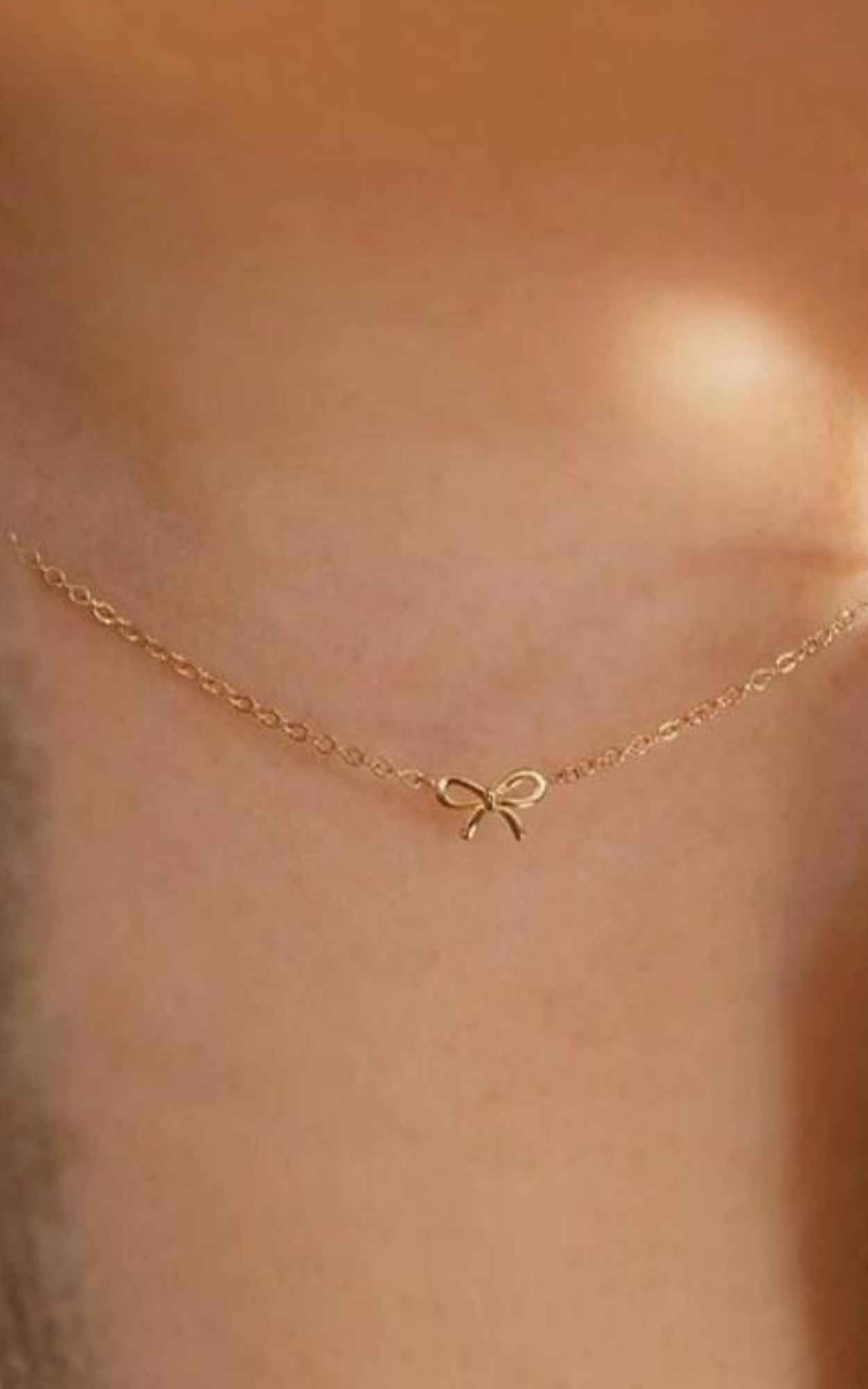 Cute Mini Bow Necklace
