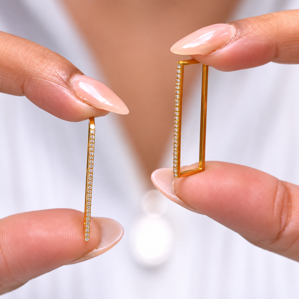 Diamond Line Earcuff