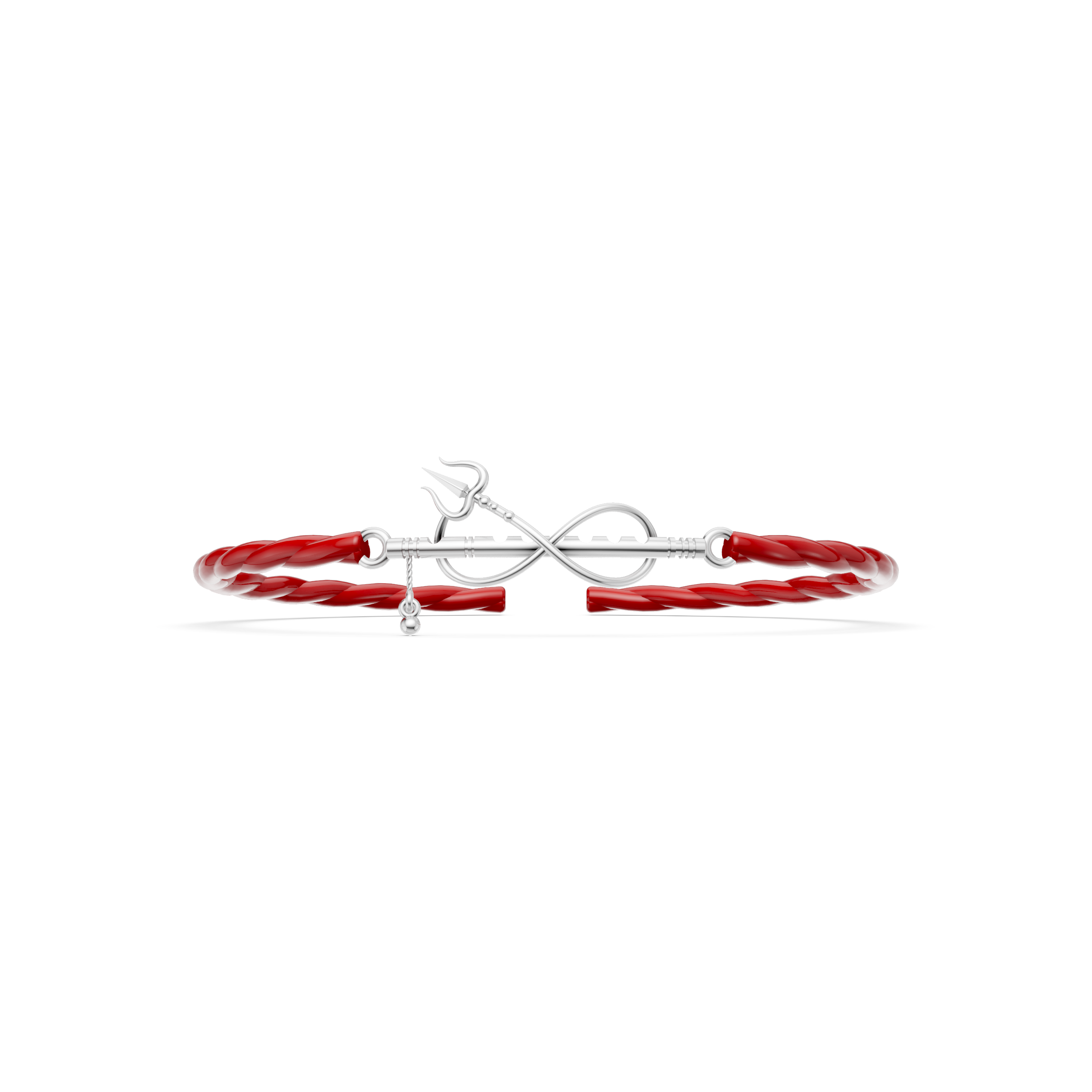 Silver Shiv venu Rakhi