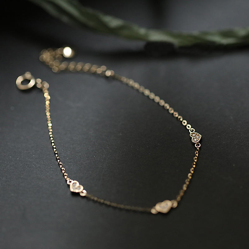 Dainty Hearts Bracelet